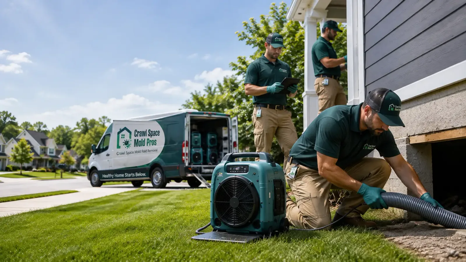 Crawl Space Mold Removal in Kit Carson, CO